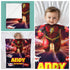 Personalized Baby Superhero Blanket – The Flash Style with Custom Name & Birthday
